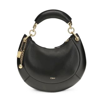 Chlo&eacute; Bolso Hobo Banana con cremallera - Bags - Mujer - Negro - ONE SIZE