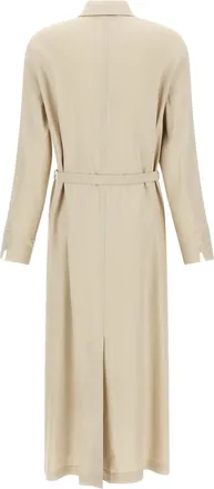 Max Mara Linen-Viscose Shirt Dress - Beige