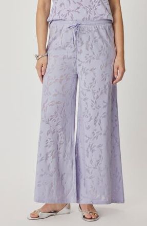 Splendid Air Burnout Drawstring Pants in Lavender Purple at Nordstrom Rack, Size X-Large
