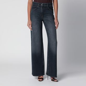 Courr&egrave;ges Vintage blue baggy denim trousers
