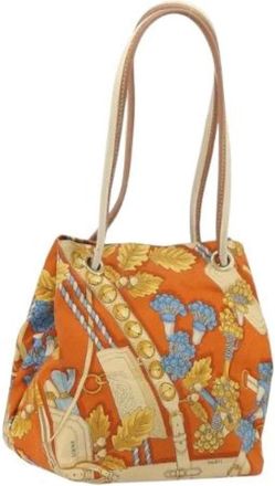 Loewe Pre-owned Bucket Bags, female, Multicolor, Size: ONE SIZE Pre-owned Canvas Bucket Bag