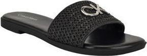 Calvin Klein Koly Slide Sandal in Black at Nordstrom Rack, Size 7.5