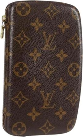 Louis Vuitton Pre-owned Wallets, female, Brown, Size: ONE SIZE Pre-owned Canvas Wallet