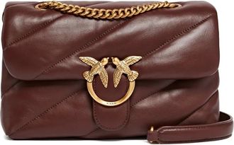 Pinko Borsa a tracolla Love media - Marrone