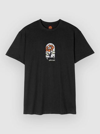 Santa Cruz Delfino Flower Guy T-Shirt schwarz