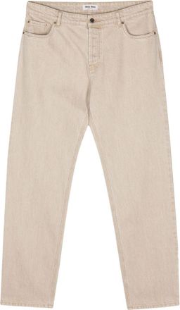 Miu Miu Mid-Rise Skinny Jeans - Womens - Cotton