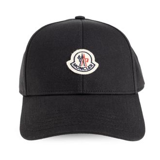Moncler Baseball Cap - Heren - Petten - Zwart - ONE Size - Katoen - Accessoires