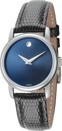 Movado Womens 2100010 Ladies Classic Museum Watch - Black - One Size