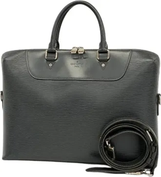 Louis Vuitton Pre-owned Handbags, male, Blue, Size: ONE SIZE Pre-owned Vintage Briefcase