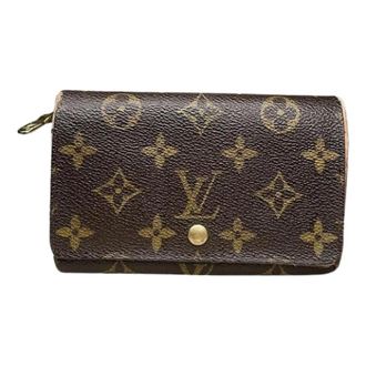 Louis Vuitton Pre-owned Wallets, female, Brown, Size: ONE SIZE Pre-owned Leather Wallet