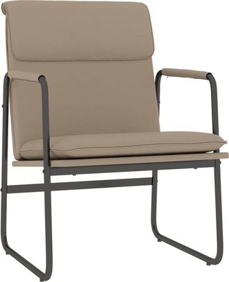 vidaXL Sill&oacute;n De Relax Cuero Sint&eacute;tico Color Capuchino 55x64x80 Cm Vidaxl