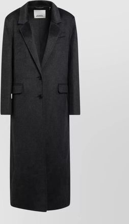 Isabel Marant cashmere wool long single-breasted coat
