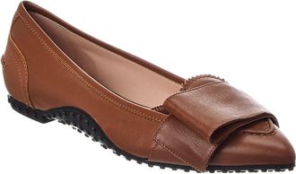 Tod's TodS Gomma Leather Ballet Flat