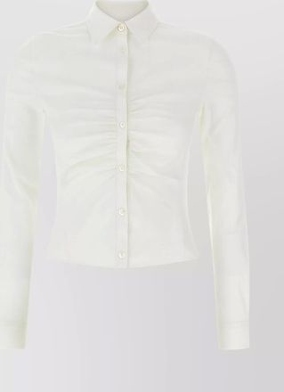 Balenciaga ruched shirt