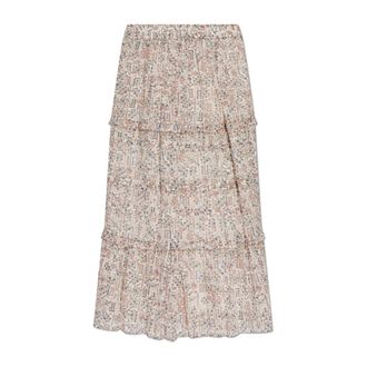 Isabel Marant Dames, Rokken, Beige, Maat: 2XS Katoen