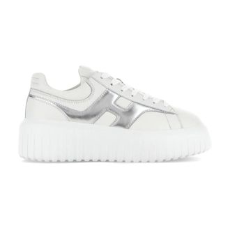 Hogan Sneakers, female, Gray, Size: 10 US H-Stripes Sneakers