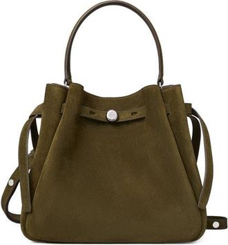 Tory Burch Romy Suede Bucket Bag in Leccio at Nordstrom