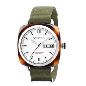 Briston Clubmaster White Dial Mens Watch 17342.SA.TS.2.NGA