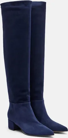 Gianvito Rossi Suede knee-high boots