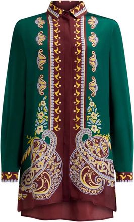 Etro Camicia con stampa paisley - Verde