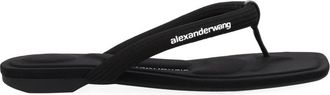 Alexander Wang Neutrals Jenna Tubular Padded Flop Sandals