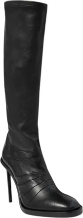 Ann Demeulemeester Black Solid Heel Boots