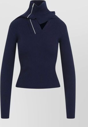 Y / Project pinched shoulder knitwear pullover