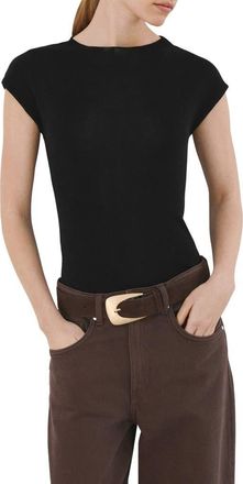 Mango Cutout Back Sweater in Black at Nordstrom, Size X-Small