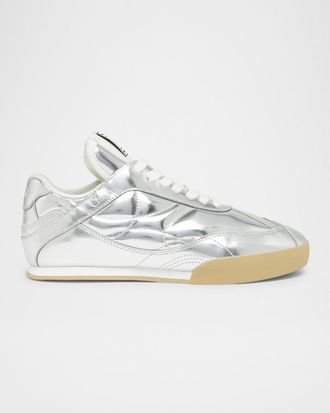 Chloé Metallic Leather Kick Sneakers