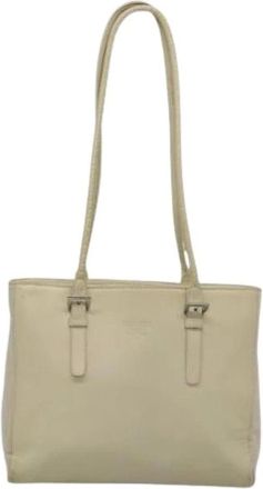 Prada Pre-owned Shoulder Bags, female, Beige, Size: ONE SIZE Pre-owned Vintage shoulder bag