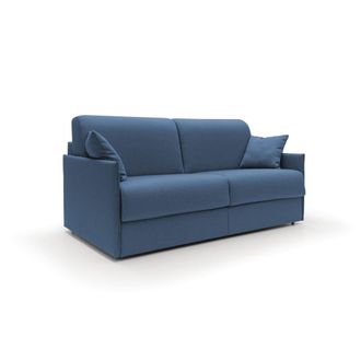 Divani.Store Sof&aacute; cama convertible en tela impermeable 149 cm azul