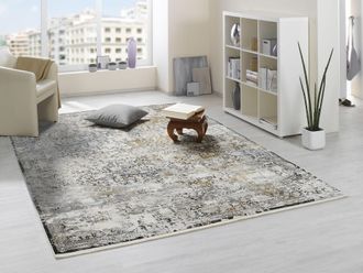 Oci Die Teppichmarke Teppich »IMPRESSION CASSINA« rechteckig 8 mm Höhe Vintage, feine Fransen, leichter Glanz durch Viskose, Wohnzimmer