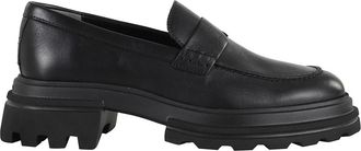 Hogan Moccasin h 674 - Dames - Loafers - Zwart - 39 EU - Leer - Schoenen