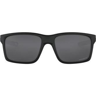 Oakley Mainlink 61mm Rectangular Sunglasses in Matte Black at Nordstrom