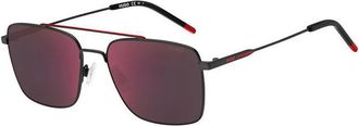 HUGO BOSS HG 1177/S BLX/AO Mens Sunglasses Black Size 57