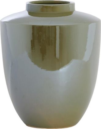 Light & Living Light & Living Talea Jarr&oacute;n De Cer&aacute;mica Aceite Verde Claro