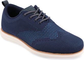 Vance Co. Ezra Knit Oxford Sneaker - Wide Width in Blue at Nordstrom Rack, Size 10.5