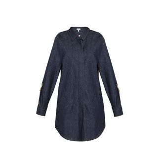 Loewe Denim Kettenhemdkleid