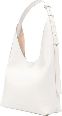 Elisabetta Franchi Borsa Burro - Dames - Schoudertassen - Wit - ONE Size - Leer - Tassen