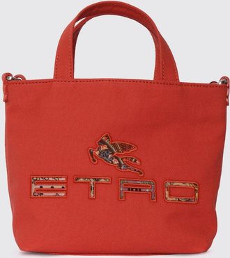 Etro Borsa Etro in canvas di cotone con logo