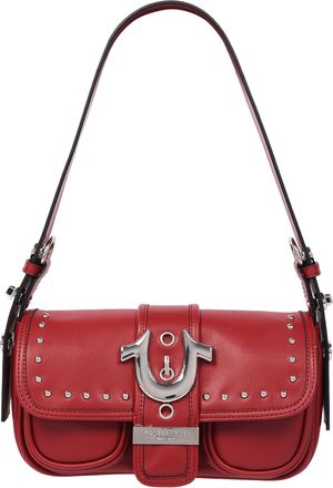 True Religion Smooth Moto Studded Shoulder Bag