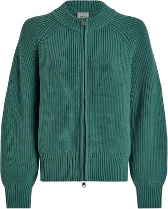 Varley Cardigan con zip - Verde