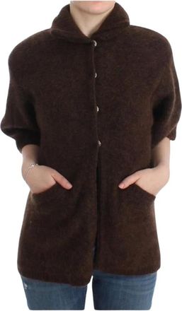 Roberto Cavalli Class Cardigan - Knitwear - Mujer - Marr&oacute;n - S