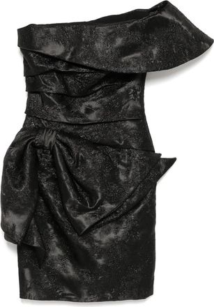 Saiid Kobeisy Abito corto in broccato - Nero