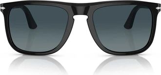 Persol Klassieke iconische gepolariseerde zonnebril - unisex - Zonnebrillen - Zwart - 54 MM - Accessoires