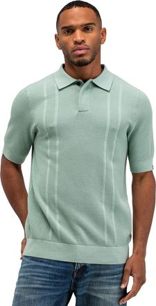 Butcher of Blue Groen poloshirt Butcher of Blue structuur