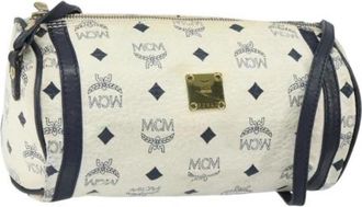 MCM Pre-owned Plastic Crossbody Tas - Dames - Vintage Schoudertas - Wit - ONE Size - Vintage