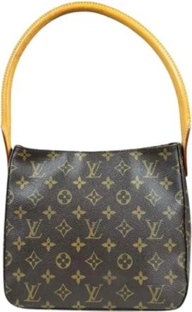 Louis Vuitton Pre-owned Looping MM Schoudertas - Dames - Vintage Schoudertas - Bruin - ONE Size - Vintage