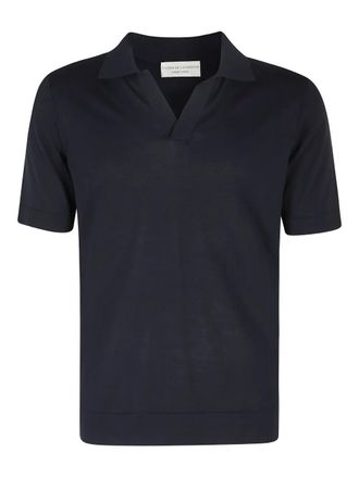 Tシャツ・カットソー FILIPPO DE LAURENTIIS SHORT SLEEVES RICE STITCH POLO SHIRT FILIPPO DE LAURENTIIS Short Sleeves Rice Stitch Polo Shirt
