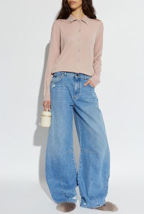 Dolce & Gabbana Wide-leg Jeans, Womens, Blue